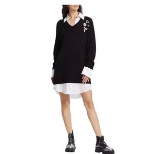 Cinq a Sept Santina Sweater Shirtdress Size XS